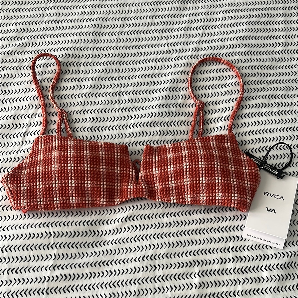 RVCA Prepped V-Wire Bralette Bikini Top